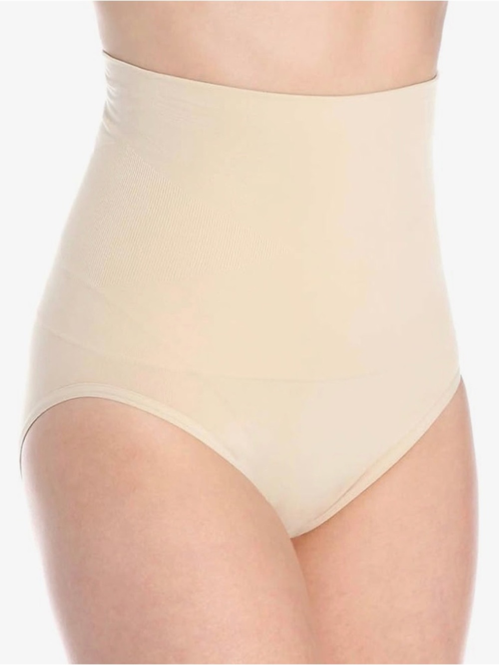 Maidenform Shaping Brief 00523 Hi Waist Beige Latte Ultra Firm Size M